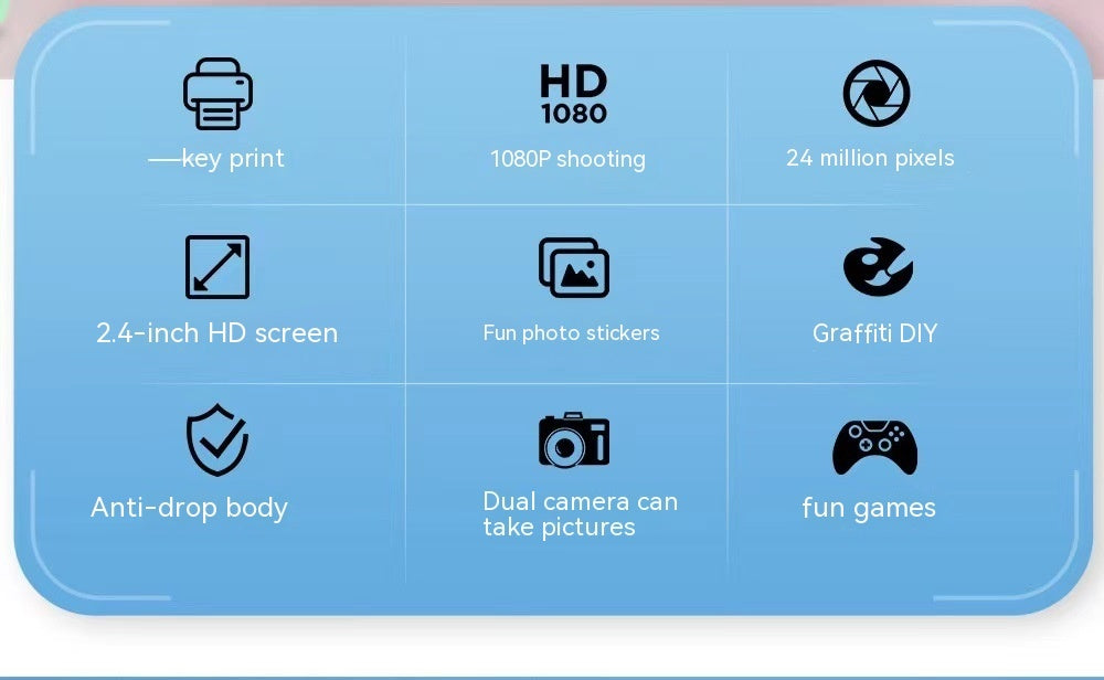 The Kawaii Instant Print Camera for Kids - Zero-Ink Magic & Instant Memories