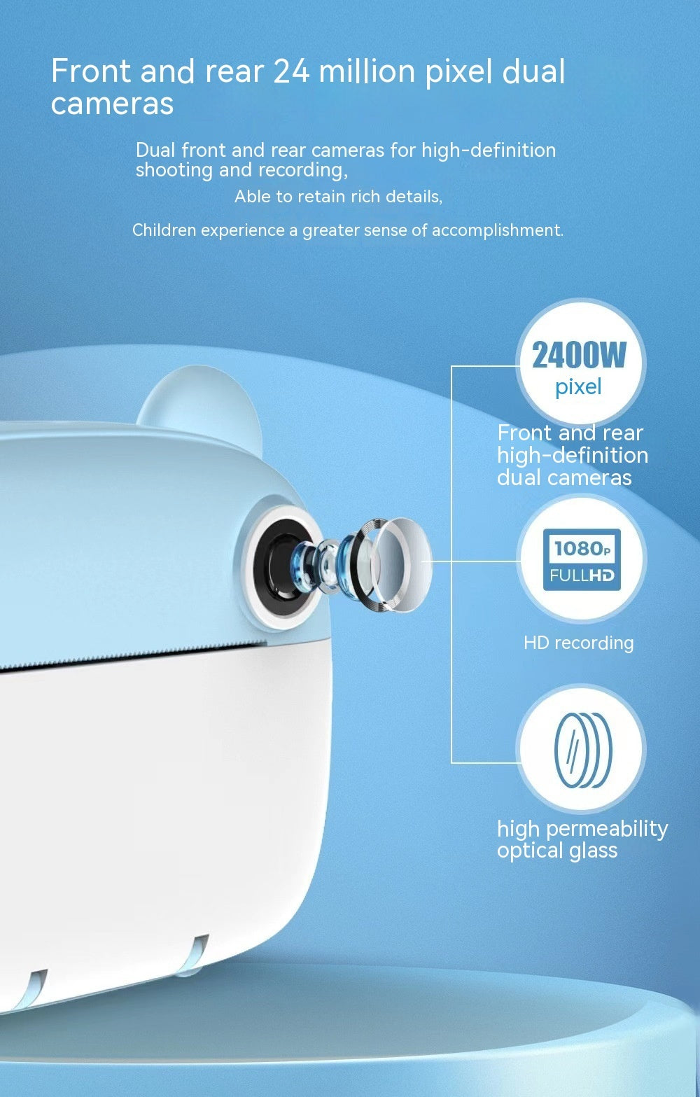 The Kawaii Instant Print Camera for Kids - Zero-Ink Magic & Instant Memories